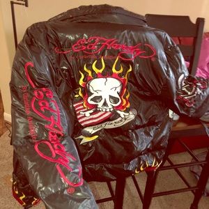 ed hardy puffer jacket